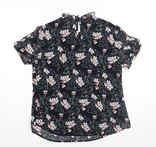 Womens UK Size M Allegra K Blue Basic Blouse