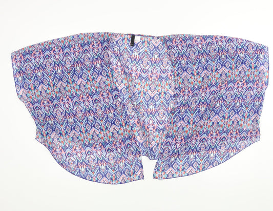 Womens UK Size L Divided by H&M Multicoloured Kimono Blouse