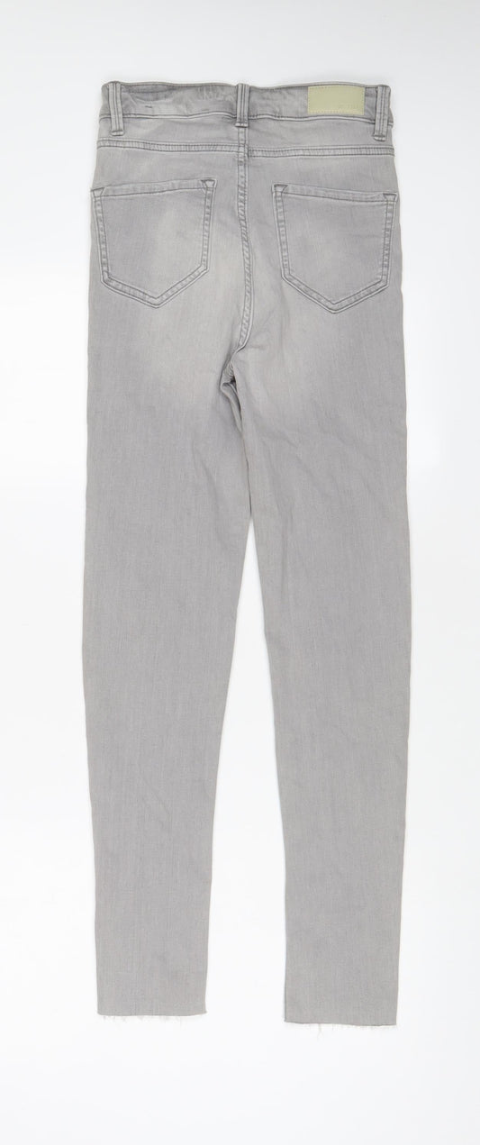 Womens UK Size 6 Marks and Spencer Regular Fit Skinny Grey Jeans