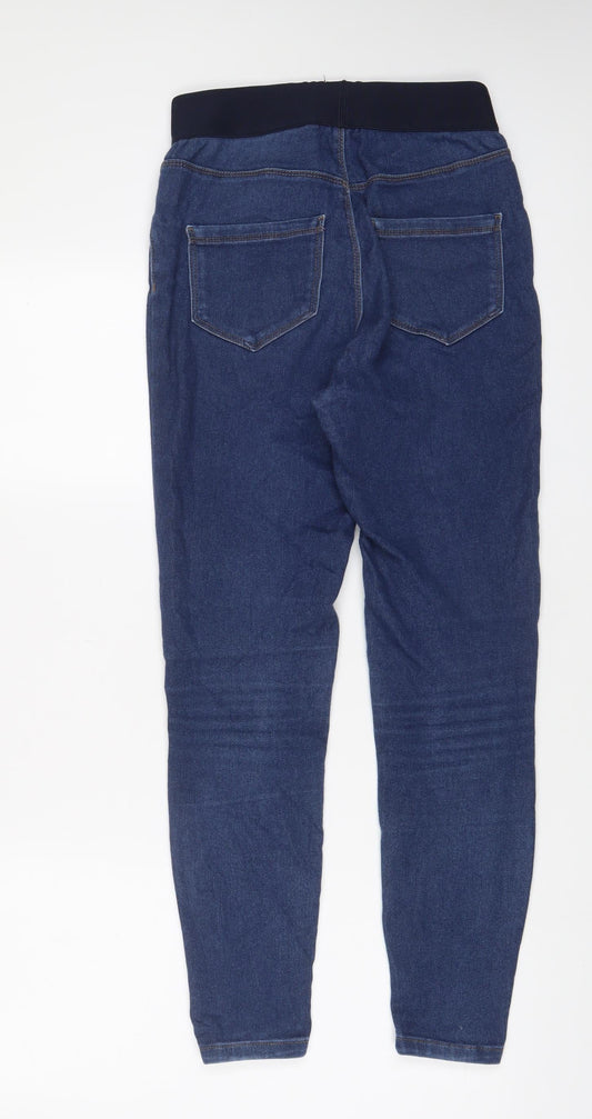 George Womens Blue Cotton Jegging Jeans Size 10 L27 in Regular