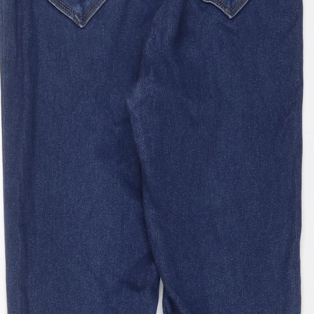 George Womens Blue Cotton Jegging Jeans Size 10 L27 in Regular