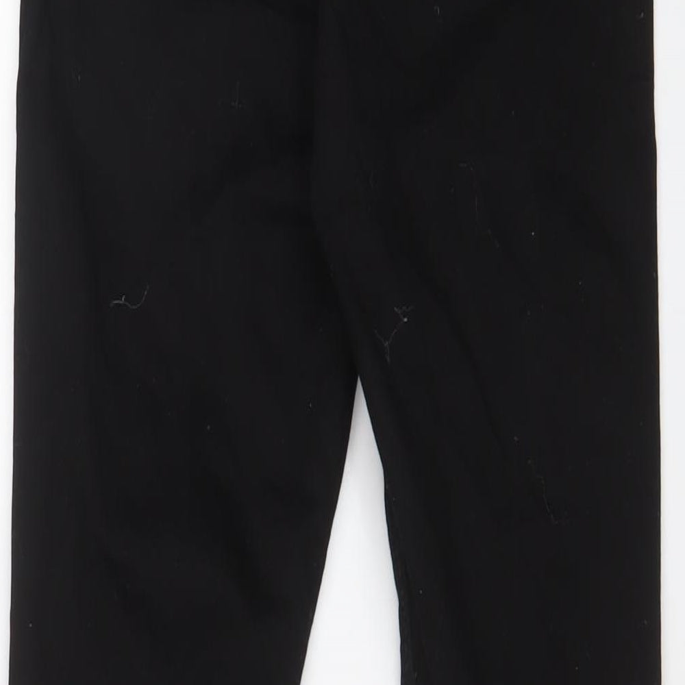 Topshop Womens Black Cotton Skinny Jeans Size 30 in L32 in Regular Zip