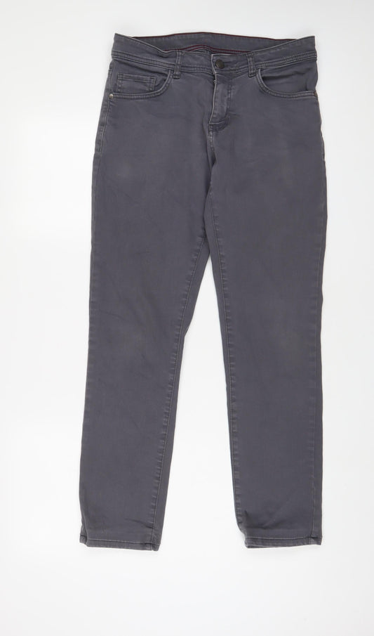 Mens UK Size 30 in ALTINYILDIZ Regular Fit Straight Grey Jeans