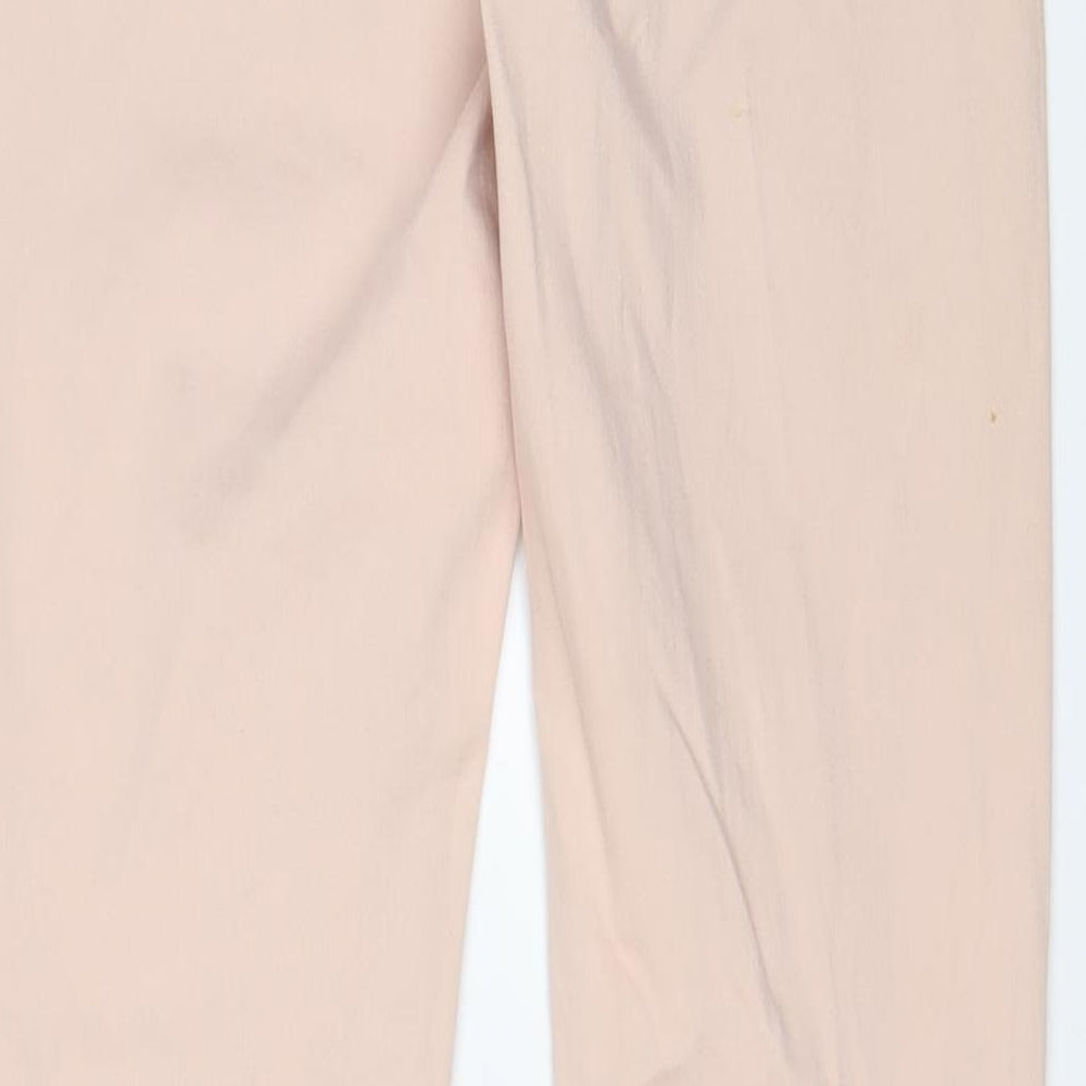 Autograph Womens Pink Cotton Skinny Jeans Size 10 L30 in Regular Zip