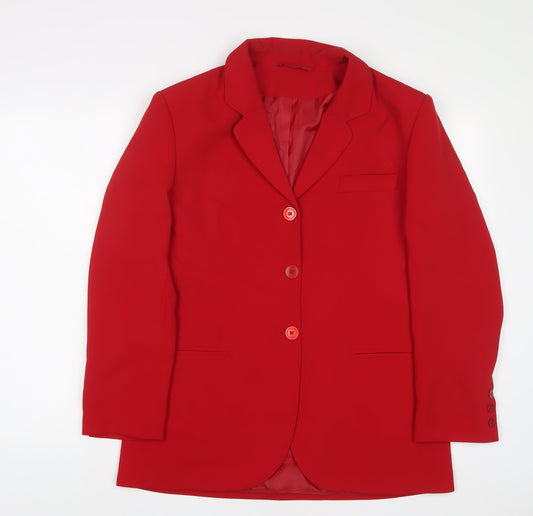 Womens UK Size 14 C&A Red Jacket