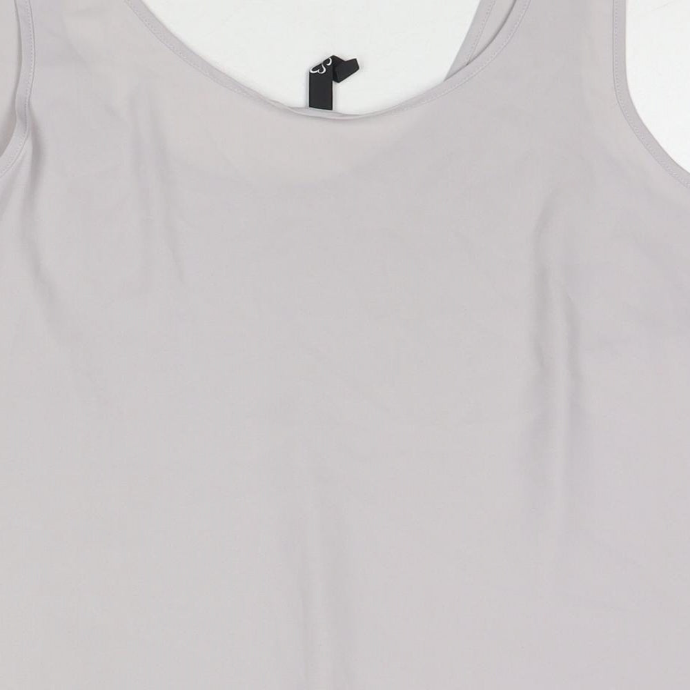 Womens UK Size 18 Arcadia Grey Basic Tank