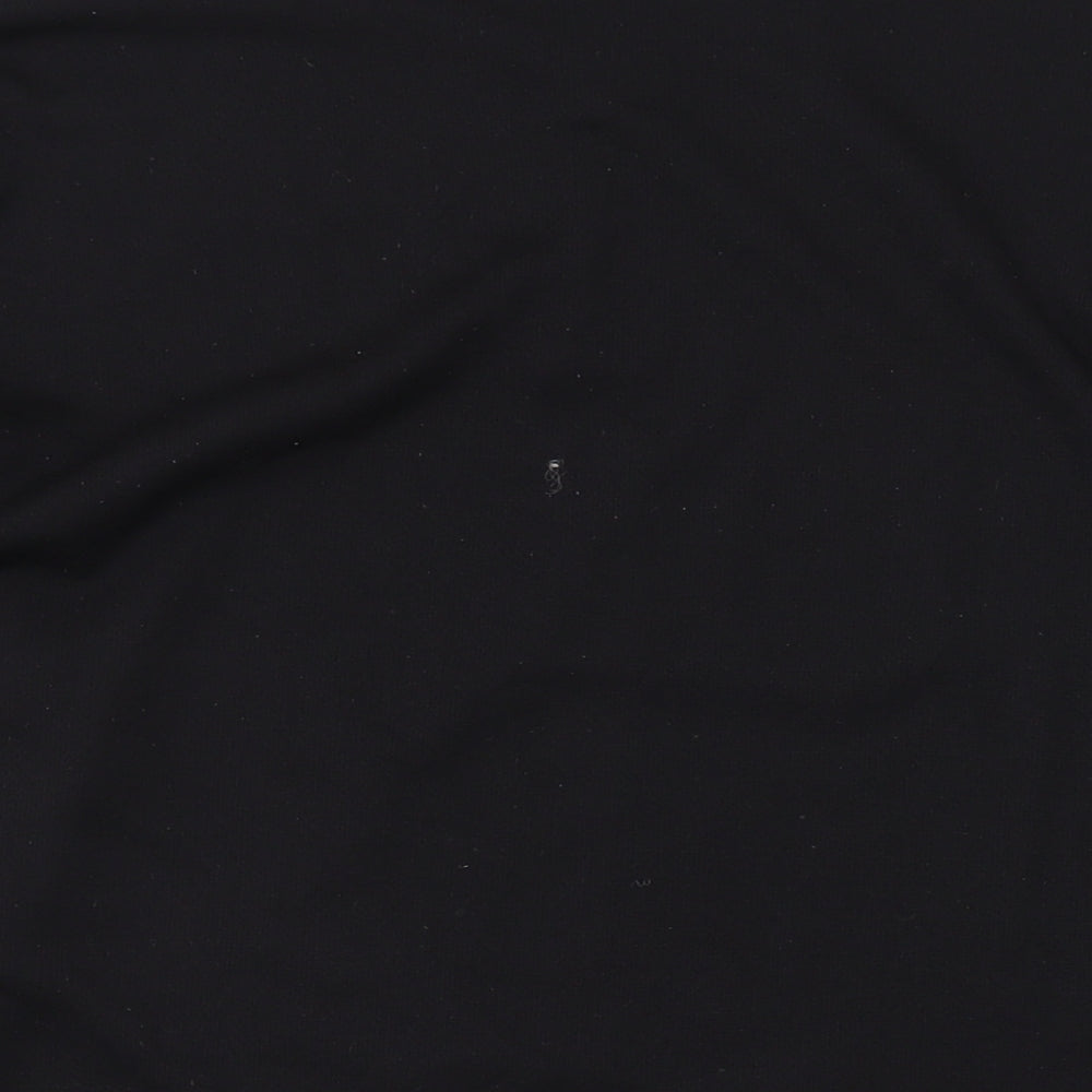 Campri Mens Black Polyester Basic Casual Size XL Round Neck Pullover