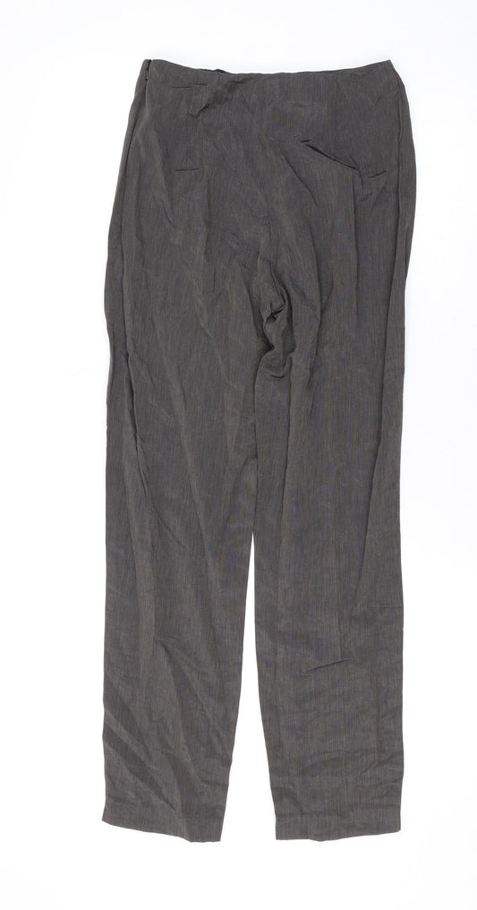 Womens UK Size 8 Wallis Regular Fit Grey Trousers