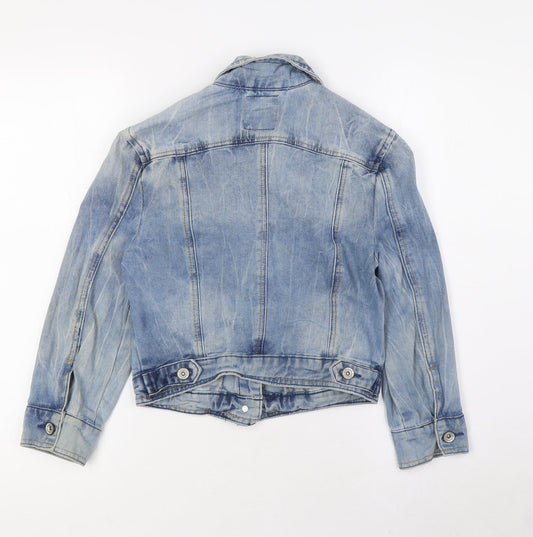 Womens UK Size 8 Denim & Co. Blue Jacket