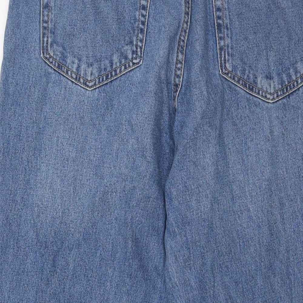 Womens UK Size 8 Divided Regular Fit Bootcut Blue Jeans