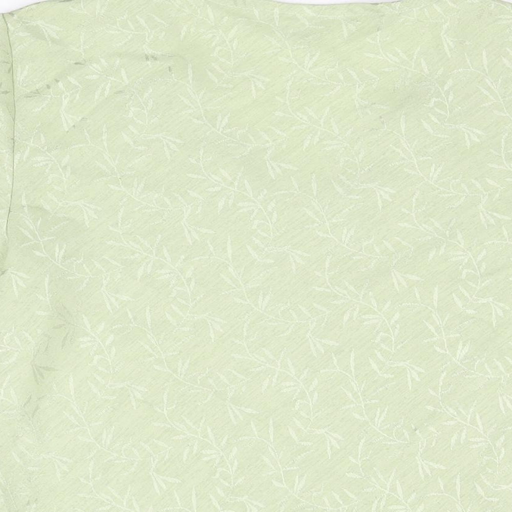 Womens UK Size 12 OPUS Green Basic T-Shirt