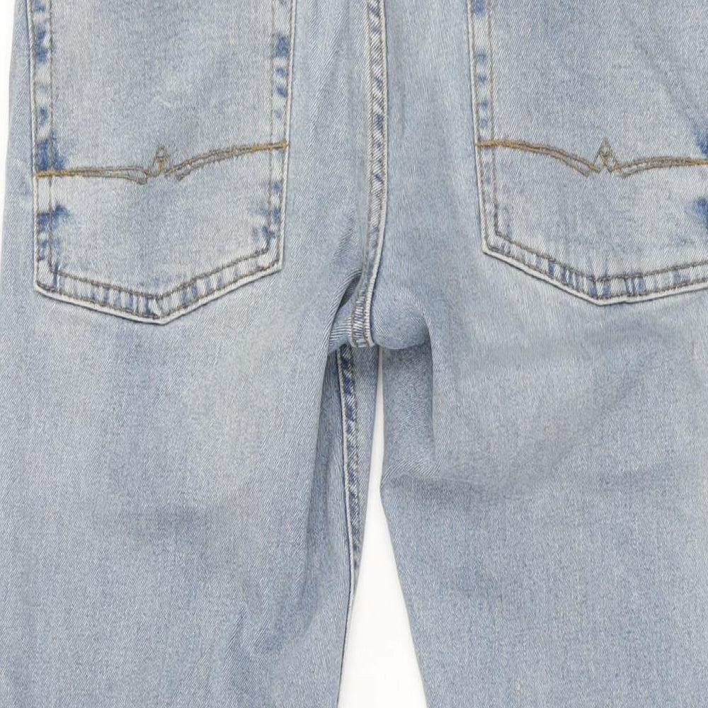 ASOS Womens Blue Cotton Skinny Jeans Size 28 in L30 in Regular Zip