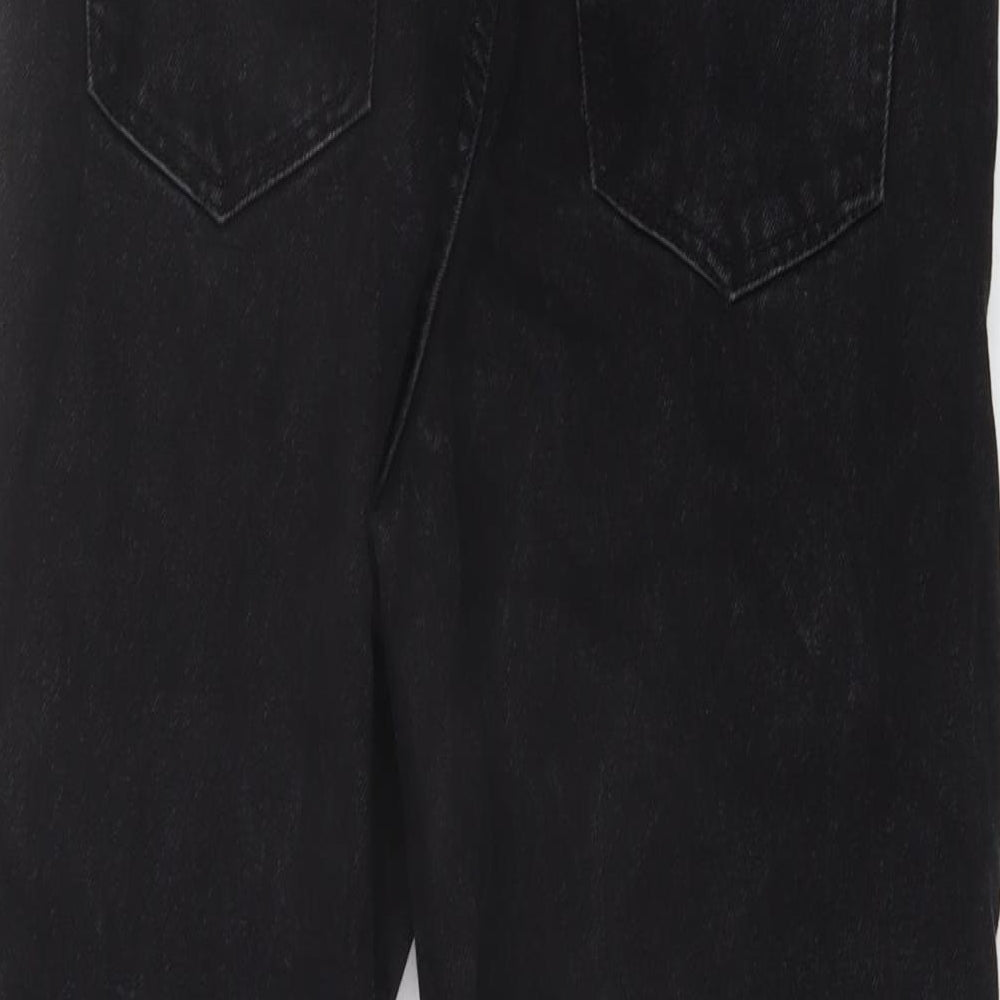 Womens UK Size 6 Stradivarius Regular Fit Mom Beige Jeans