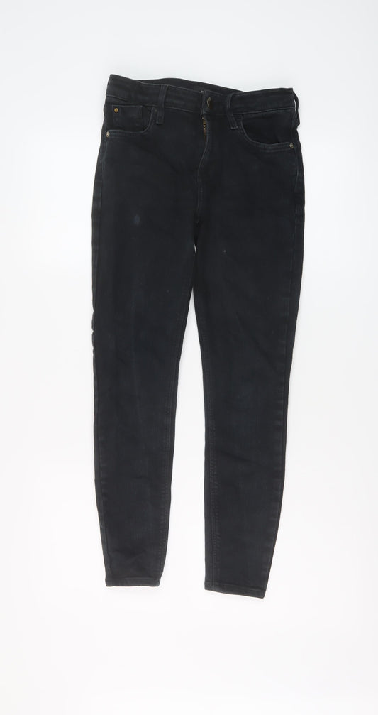 Womens UK Size 10 River Island Regular Fit Skinny Blue Jeans