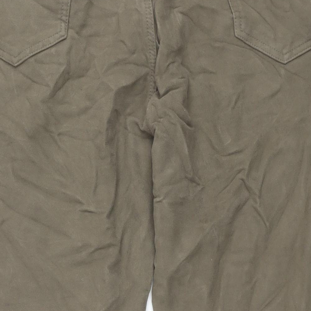 Mens UK Size 42 in Maine New England Regular Fit Green Trousers