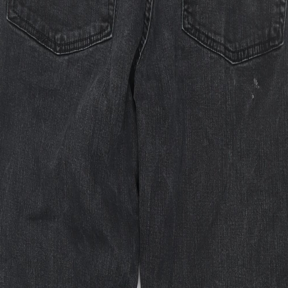 Urban Star Mens Black Cotton Straight Jeans Size 32 in L27 in Regular Zip