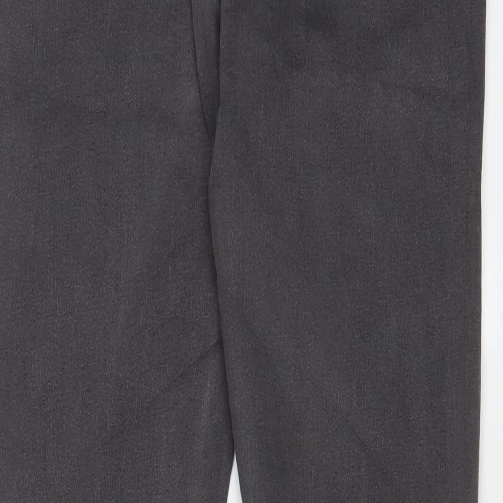 Denim & Co. Womens Grey Cotton Skinny Jeans Size 14 L28 in Regular Zip