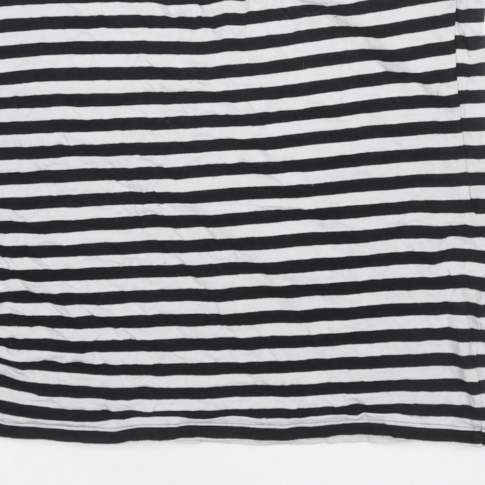 Womens UK Size M Zara Black Basic Tank