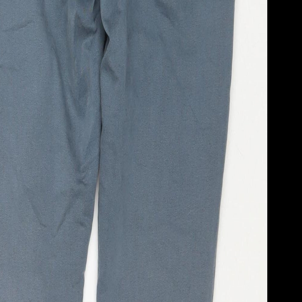 Topshop Womens Blue Cotton Skinny Jeans Size 28 L30 in Regular Zip