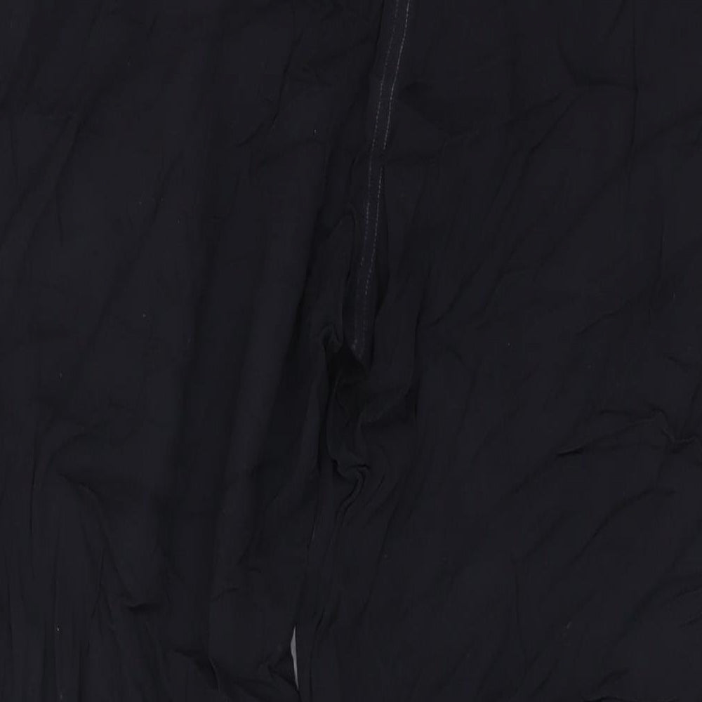 Womens UK Size M Linea Regular Fit Black Trousers