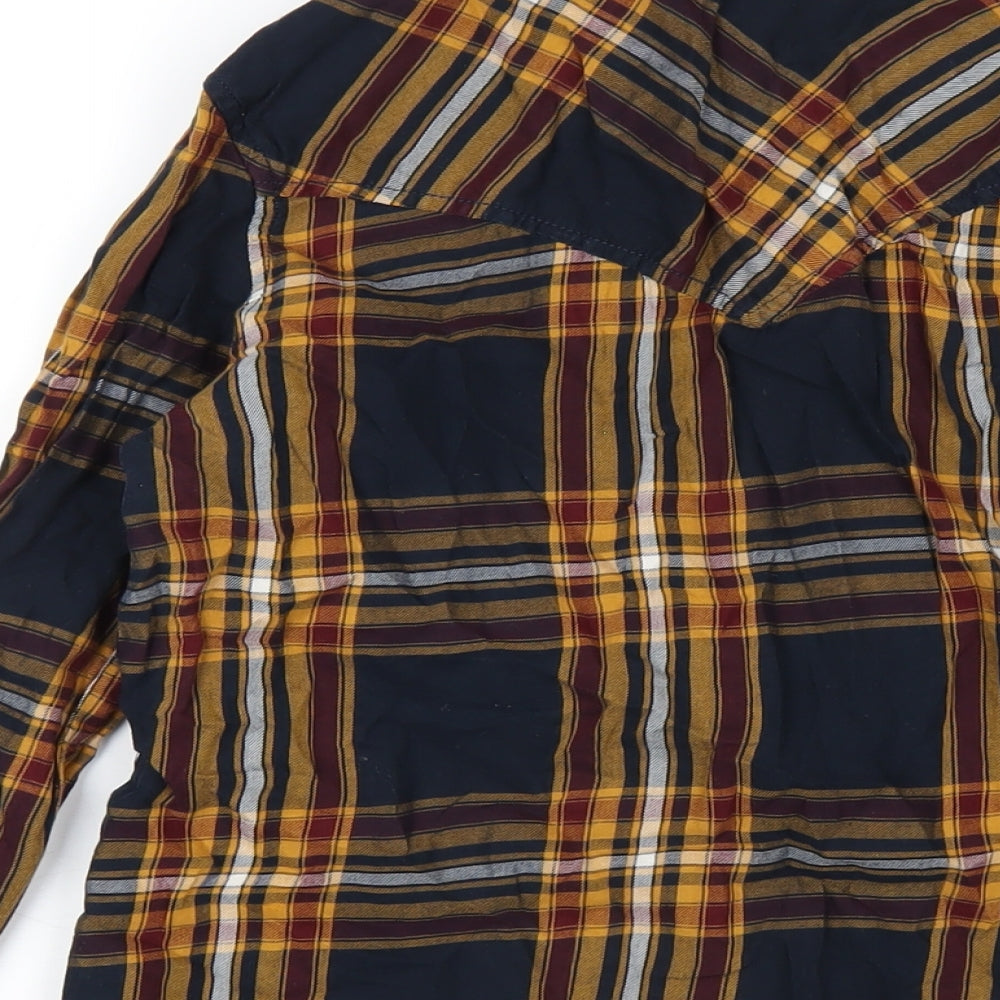 Womens UK Size S Stradivarius Multicoloured Basic Button-Up