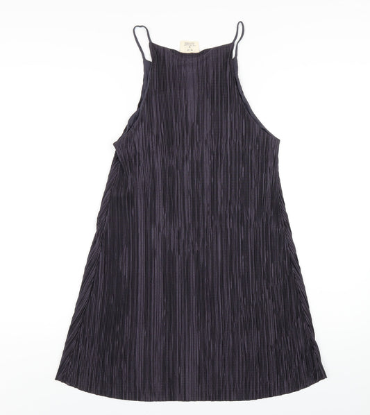 Pins & Needles Womens Purple Polyester A-Line Size M Square Neck Pullover