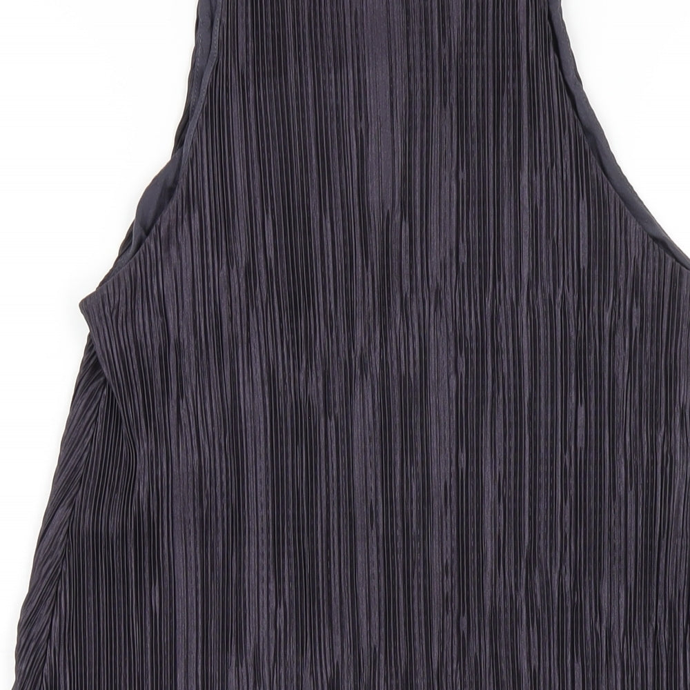 Pins & Needles Womens Purple Polyester A-Line Size M Square Neck Pullover