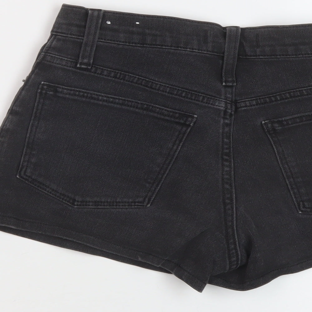 Madewell Womens Green Cotton Hot Pants Shorts Size 23 in L3 in Regular Button