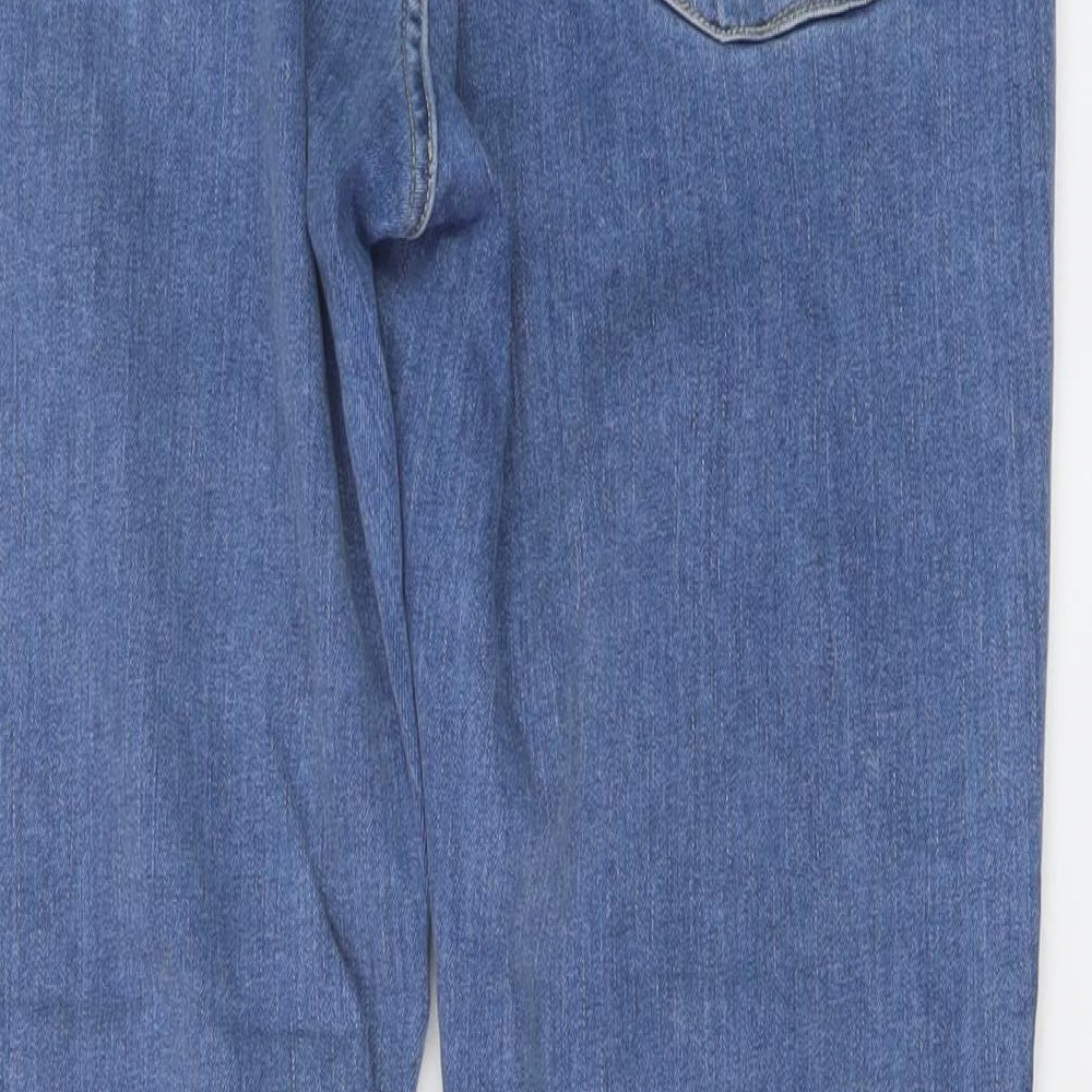 Esprit Mens Blue Cotton Straight Jeans Size 31 in L30 in Slim Button