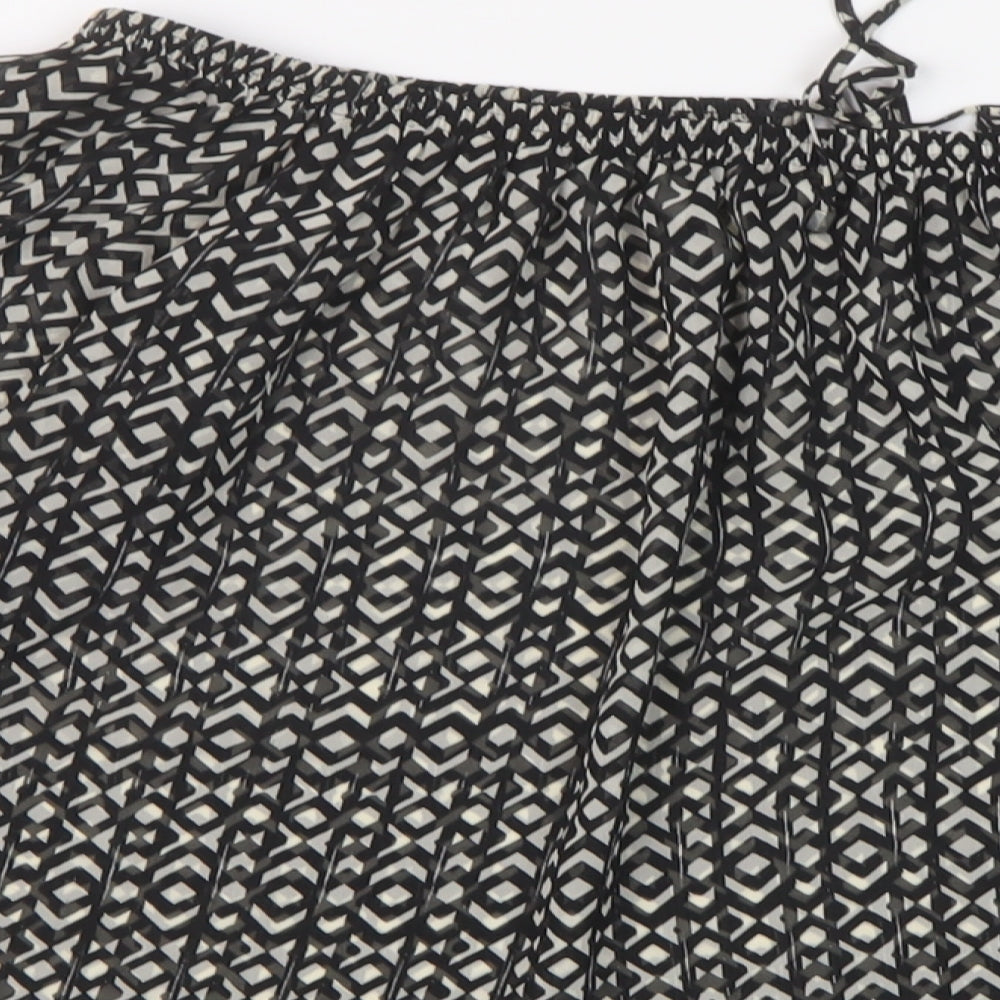 Womens UK Size 12 NEXT Black Basic Blouse