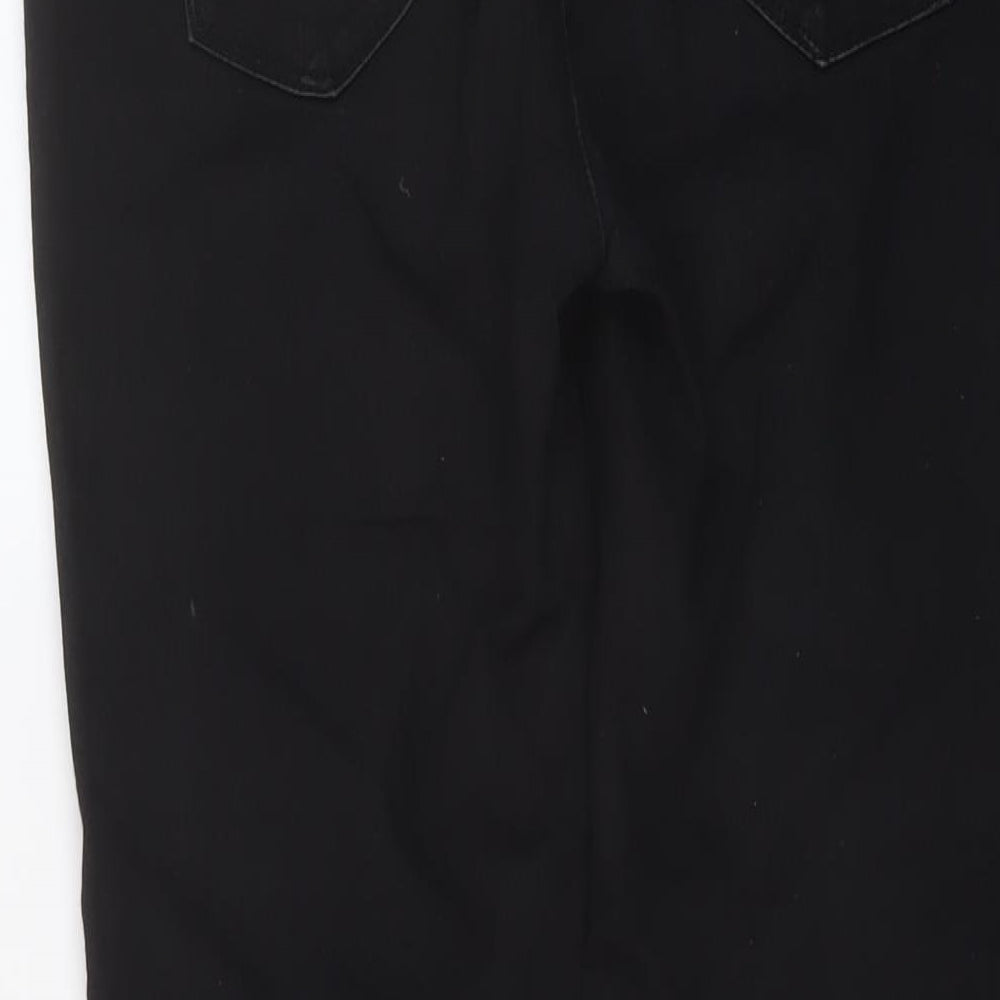 Denim & Co. Womens Black Cotton Jegging Jeans Size 10 L28 in Regular