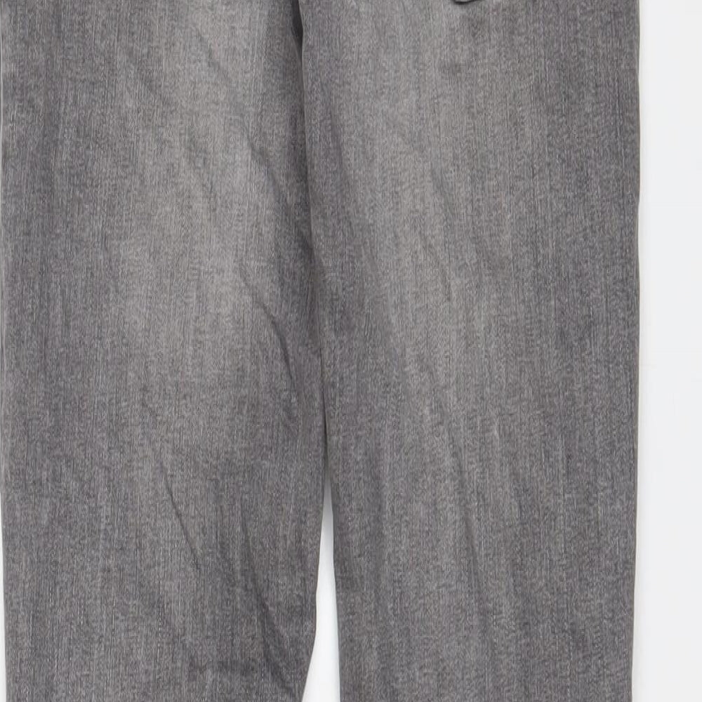 Mens UK Size 26 in NEXT Regular Fit Skinny Grey Jeans