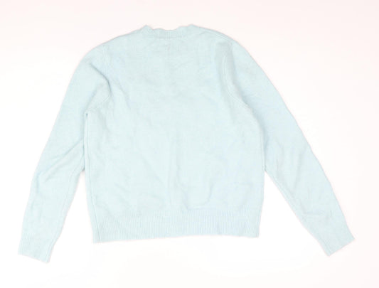 Womens UK Size L Springfield Blue Pullover Jumper