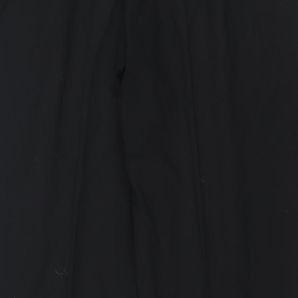 Womens UK Size 14 Marks and Spencer Regular Fit Black Trousers