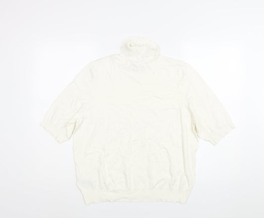 Womens UK Size 18 Marks and Spencer Ivory Pullover Jumper