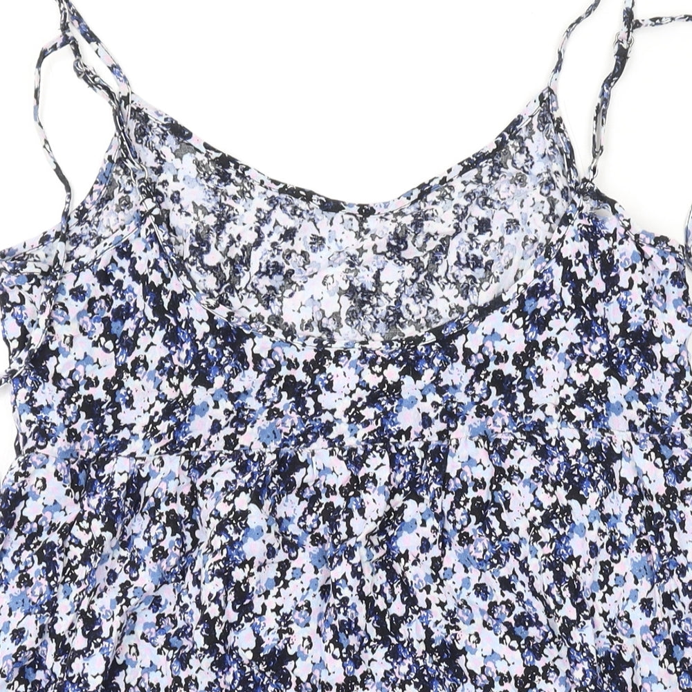 Womens UK Size 6 Divided by H&M Blue Camisole Tank