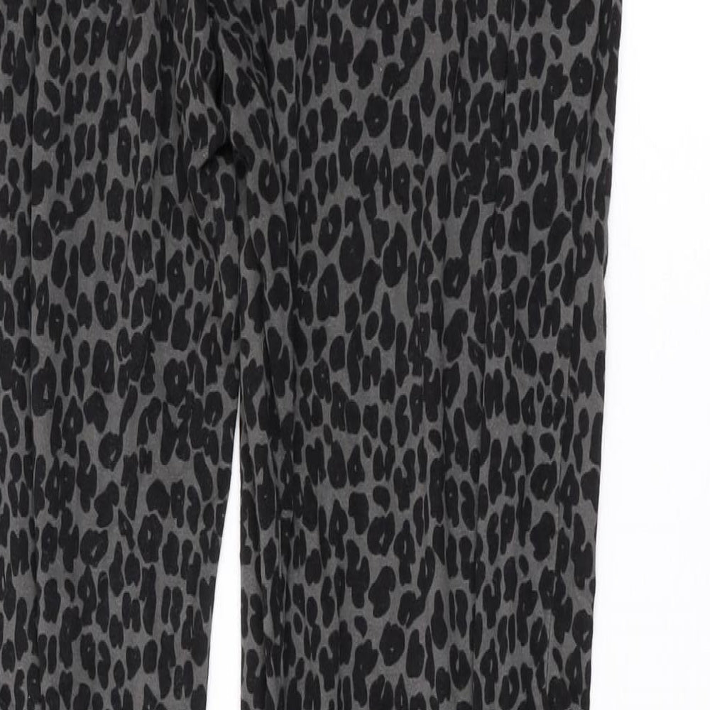 Womens UK Size 10 NEXT Regular Fit Grey Trousers