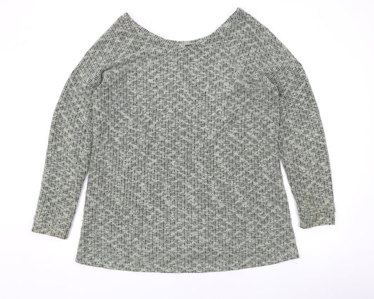 Womens UK Size 16 NEXT Green Pullover Jumper