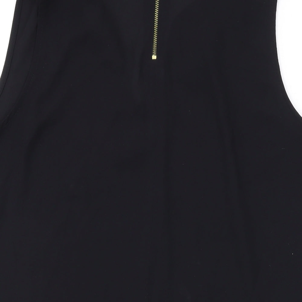 Womens UK Size 10 NEXT Black Basic Tank