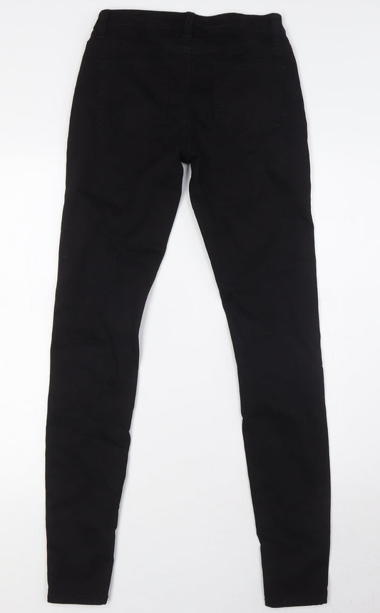 Denim Co Womens Black Cotton Skinny Jeans Size 6 L31 in Regular Zip