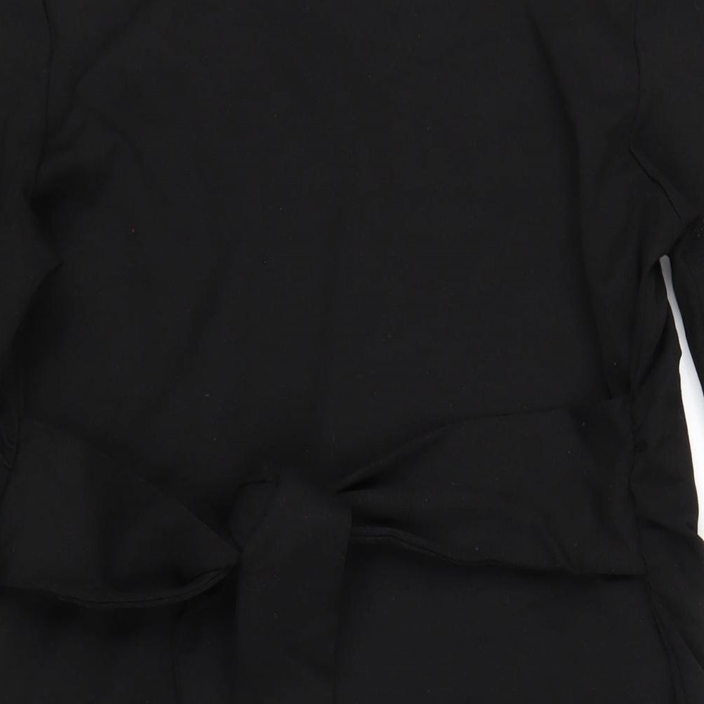 Blooming Marvellous Womens Black Viscose A-Line Size 14 Round Neck Pullover