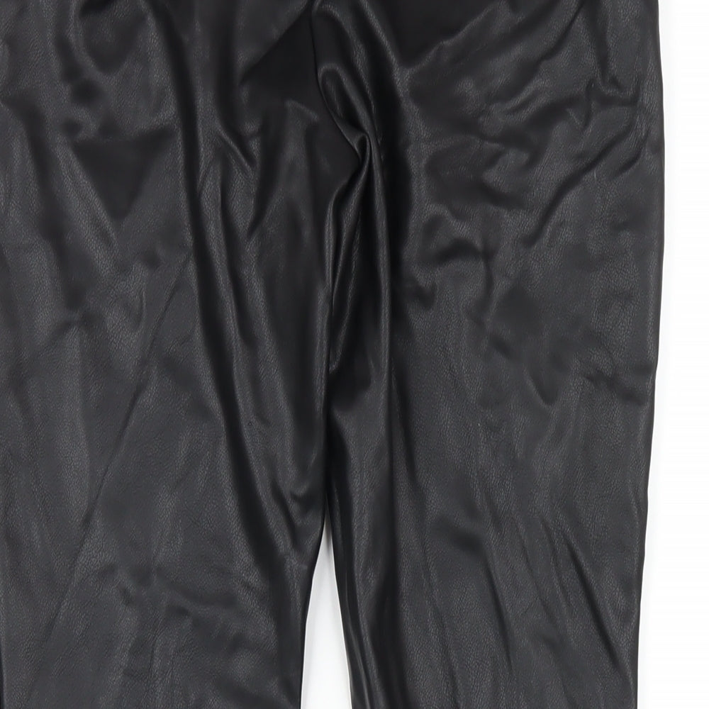 Womens UK Size 6 Dorothy Perkins Regular Fit Carrot Black Trousers