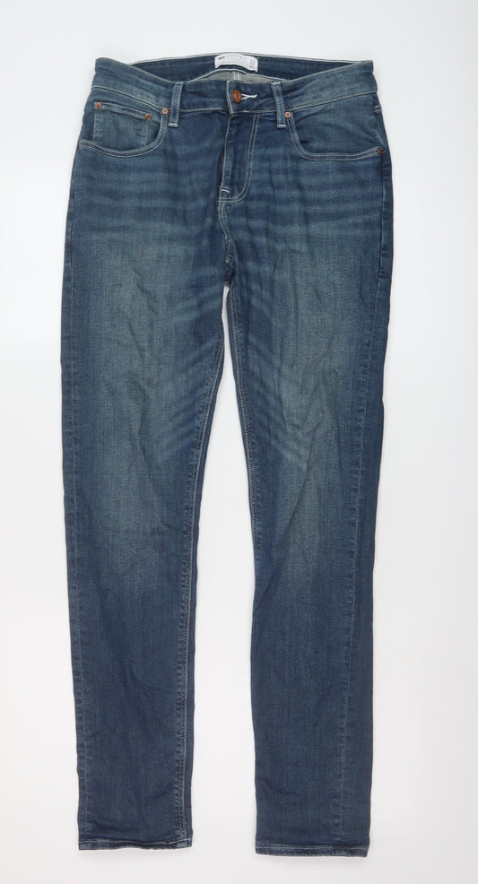 Mens UK Size 30 in ASOS Regular Fit Skinny Blue Jeans