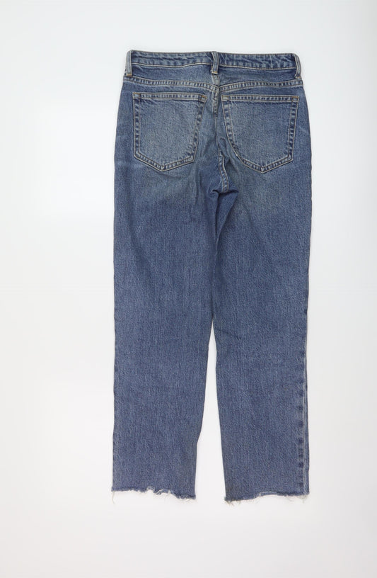 Womens UK Size 26 in Topman Regular Fit Straight Blue Jeans