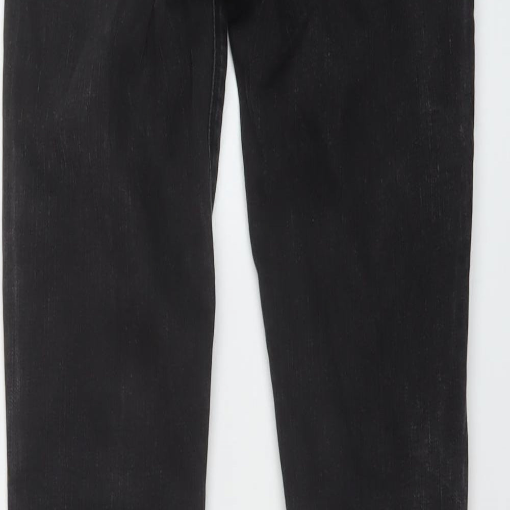 Replay Womens Black Cotton Skinny Jeans Size 25 in L30 in Regular Button