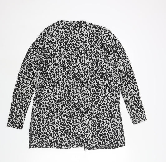 Womens UK Size S Divided by H&M Grey Cardigan Jumper