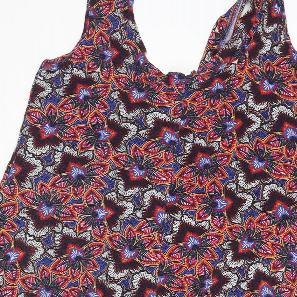 Womens UK Size 8 Marks and Spencer Multicoloured Tunic Blouse