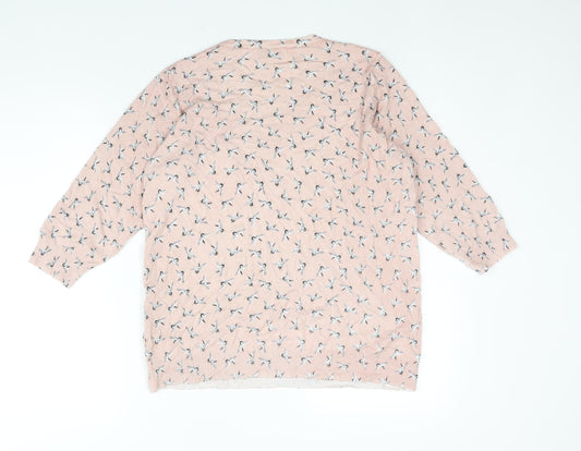 Womens UK Size 16 Debenhams Pink Pullover Jumper