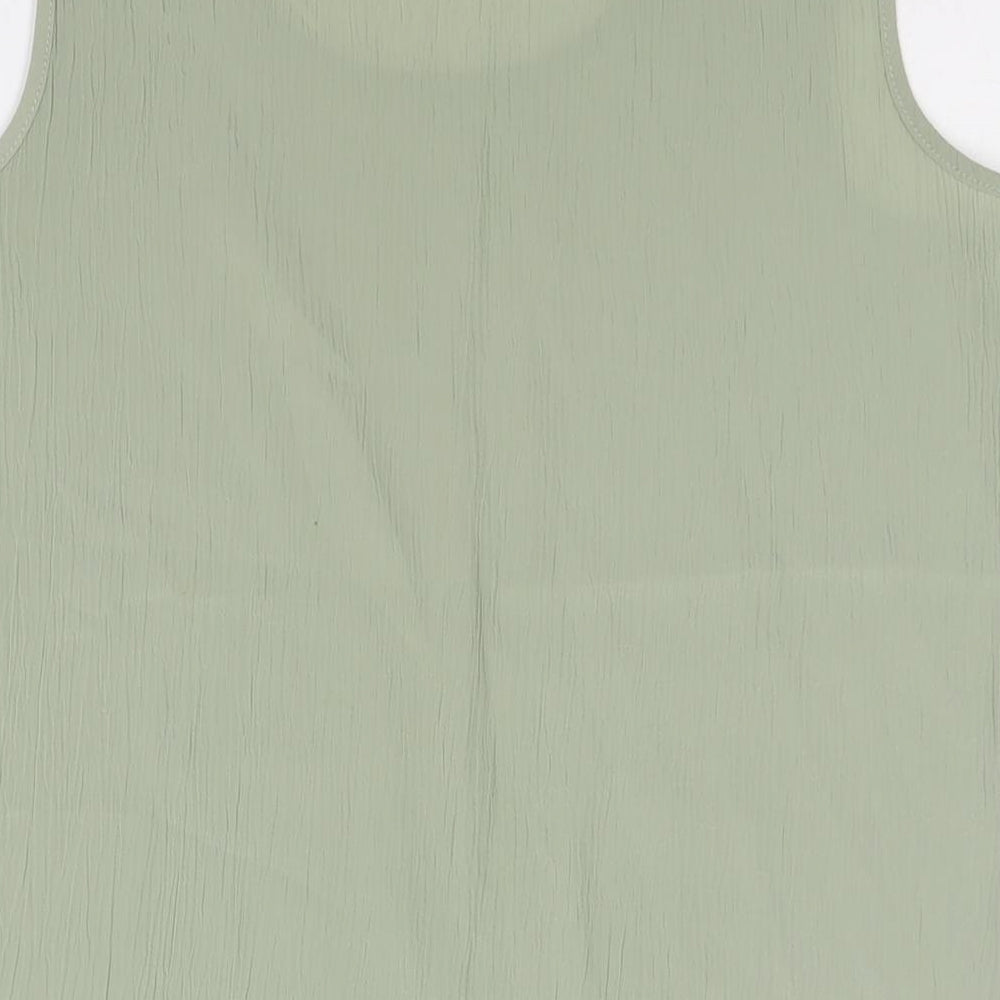 Womens UK Size 10 Hamells Green Camisole Blouse