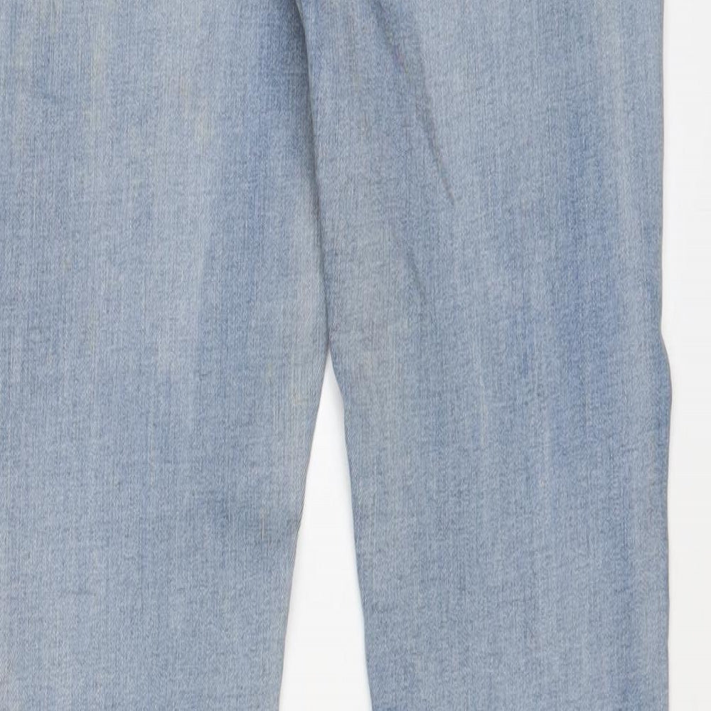 MyHolliys Womens Blue Cotton Skinny Jeans Size M L29 in Regular Zip